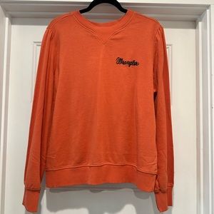 Wrangler Womens Retro Chest Logo Pullover sz Large